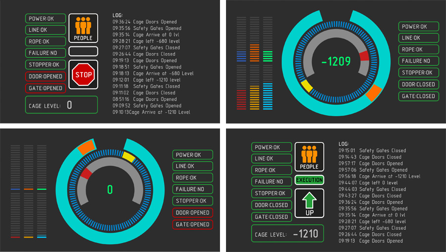 2D interface animation for 3D video